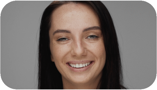 Process animation of custom dental restorations being designed